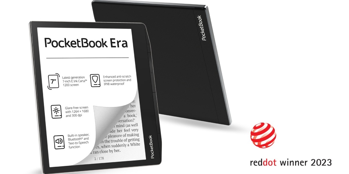 Parima disainiga e-luger: PocketBook Erale omistati mainekas disainiauhind Red Dot Award