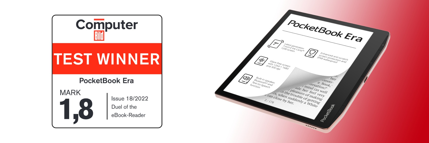 PocketBook Era on Computer Bildi suure e-lugerite testi võitja