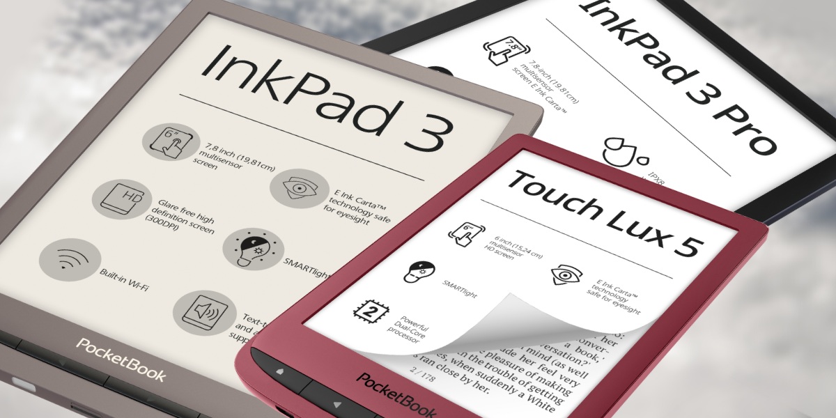 Püsivara 6.7 viiele PocketBooki mudelile: parema kvaliteediga heli ja teised täiustused