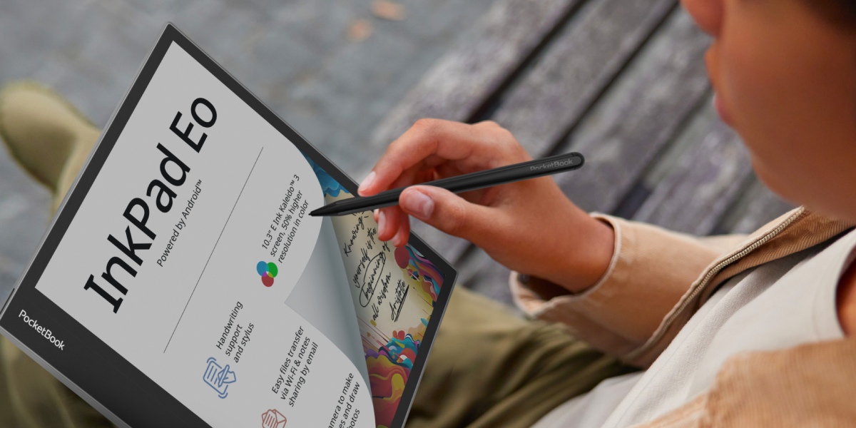 PocketBook InkPad Eo: võimas E Ink Kaleido 3 ekraaniga 10,3-tolline e-märkmik 